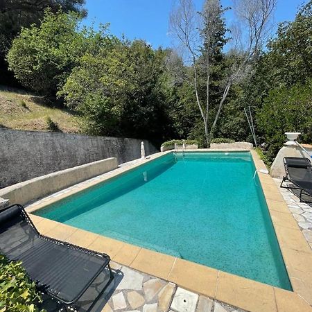 Studio En Bas De Villa Avec Piscine Proche Bord De Mer Cagnes-sur-Mer Eksteriør bilde