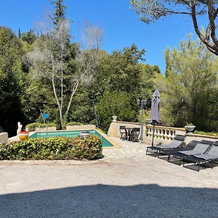 Studio En Bas De Villa Avec Piscine Proche Bord De Mer Cagnes-sur-Mer Eksteriør bilde