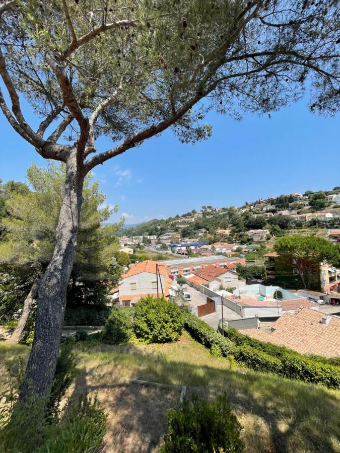 Studio En Bas De Villa Avec Piscine Proche Bord De Mer Cagnes-sur-Mer Eksteriør bilde